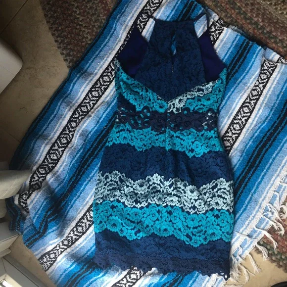 Anthropologie Greylin Lace Ombré Dress - Picture 4 of 5